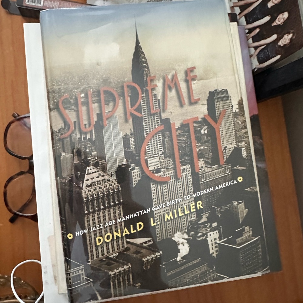 Supreme City Hardcover Book - Black, Tan, Cream